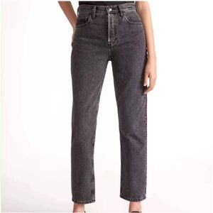 Everlane The Cheeky Straight Crop Leg Button Fly Size 27
